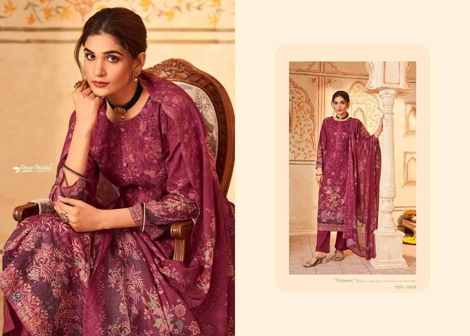 MAHJABEEN VOL-3 BY SHREE SHALIKA FASHION 3001 TO 3008 SERIES BEAUTIFUL STYLISH ANARKALI SUITS FANCY COLORFUL CASUAL WEAR & ETHNIC WEAR & READY TO WEAR COTTON DIGITAL PRINT DRESSES AT WHOLESALE PRICE